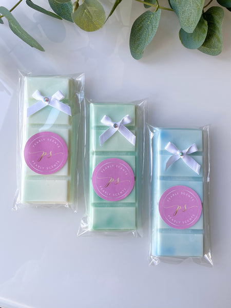Pearly Scents Wax Melt Snap Bar Clamshell - www.pearlyscents.com - Wax Melts UK - Wax Melt Gift Boxes UK - Wax Melt Gift Set UK